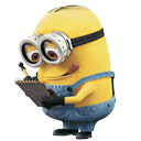 Minion-reading-icon