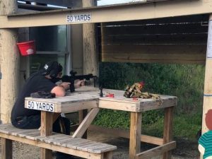 Me shooting AR-15 at a shooting range