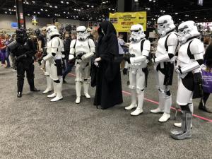 Palpatine and Stormtroopers
