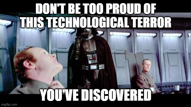 Vader Death Star scene