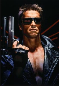Arnold as the Terminator