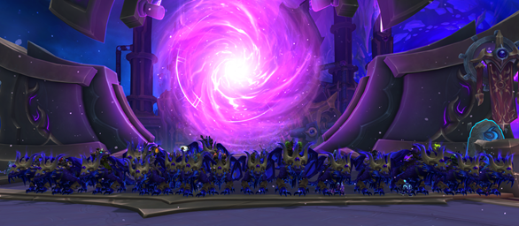 AOTC group photo of Royal Voidwing mount